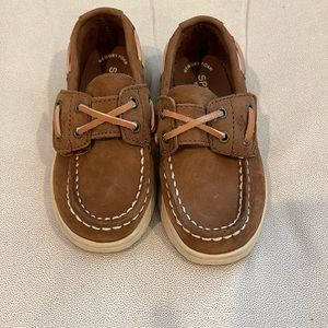 Gently worn toddler size 8.5 Sperry boat shoes